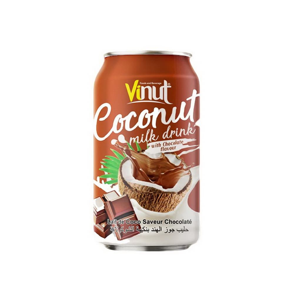 VINUT משקה חלב קוקוס בטעם שוקולד, פחית, (330 mL)