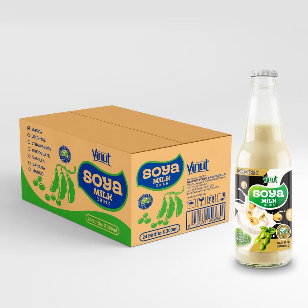 VINUT משקה חלב סויה אנרג'י, 10.14 fl oz (300 mL)